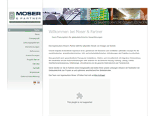 Tablet Screenshot of moser-partner.at